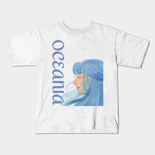 Oceania Kids T-Shirt by Bici arts